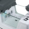 FOTEL DO PEDICURE Z MASAżEM BR-2310 SZARY